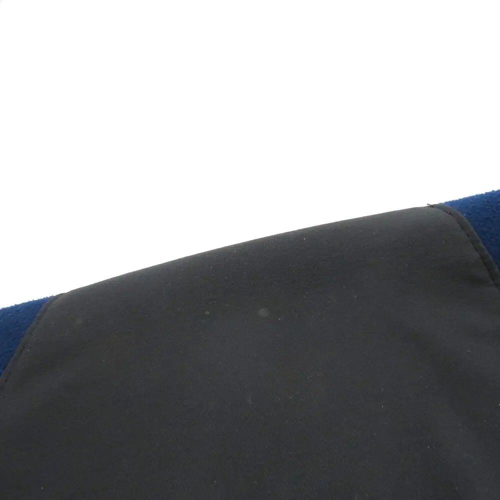 The North Face Jacket Mens Fleece Blue Black Coat Zip-Up Sz XL